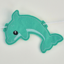 Load image into Gallery viewer, Under the Sea Bunting Embroidery Designs - DIGITAL DOWNLOAD FOR EMBROIDERY MACHINES - Little Luna Creations