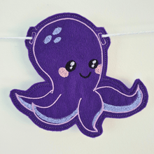 Load image into Gallery viewer, Under the Sea Bunting Embroidery Designs - DIGITAL DOWNLOAD FOR EMBROIDERY MACHINES - Little Luna Creations