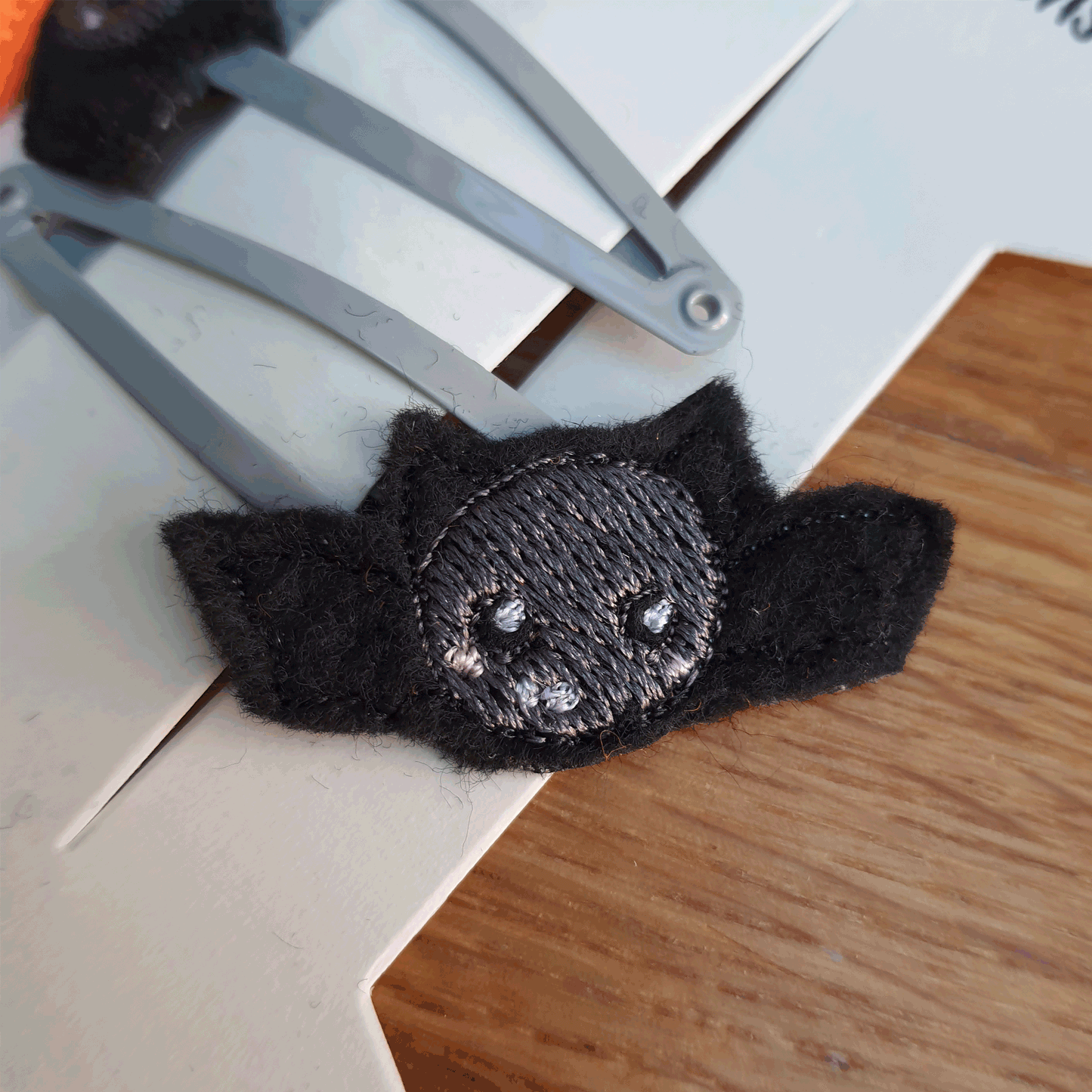 Cute Halloween Hair Clips - Little Luna Creations