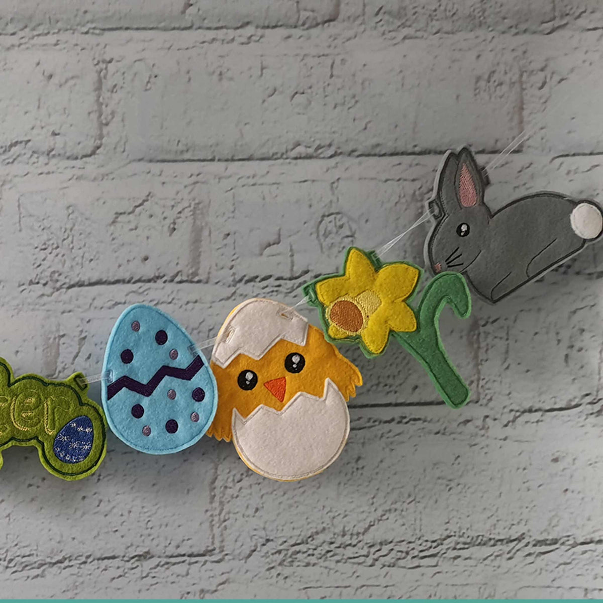 Felt Easter Bunting - Little Luna Creations
