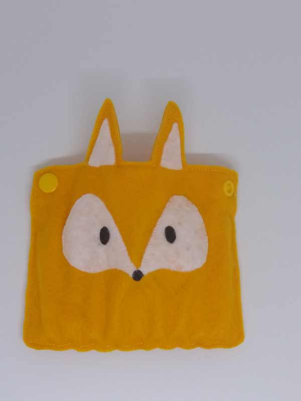 Fox Pencil Wrap with Colouring Pencils - Little Luna Creations