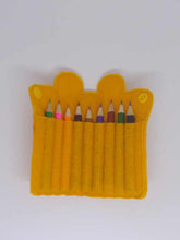 Load image into Gallery viewer, Tiger Pencil Wrap with Colouring Pencils - Little Luna Creations