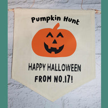 Load image into Gallery viewer, Personalised Halloween Banner - Little Luna Creations