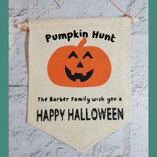 Load image into Gallery viewer, Personalised Halloween Banner - Little Luna Creations