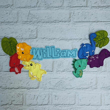 Load image into Gallery viewer, Felt Dinosaur Bunting - Little Luna Creations