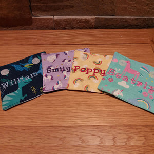 Personalised Book Bag Handle Wrap - Little Luna Creations