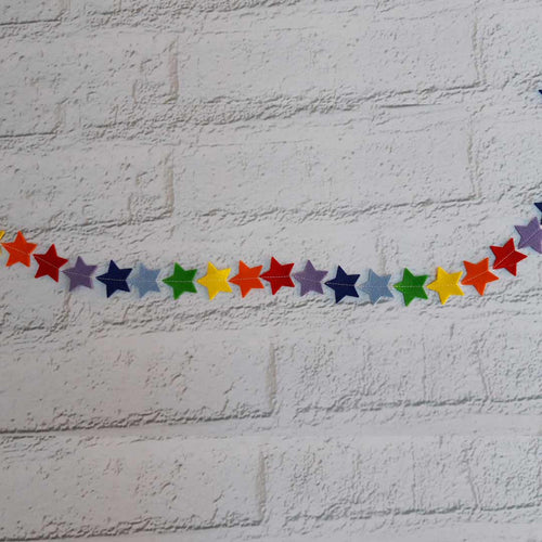 Rainbow Star Bunting - Little Luna Creations