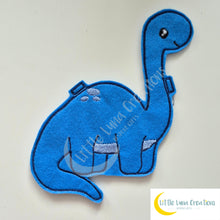 Load image into Gallery viewer, Rainbow Dinosaur Bunting Embroidery Designs - DIGITAL DOWNLOAD FOR EMBROIDERY MACHINES