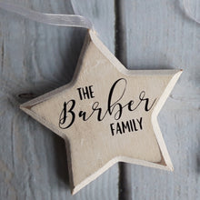 Load image into Gallery viewer, Personalised Wooden Christmas Decorations - Little Luna Creations