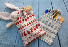 Load image into Gallery viewer, Christmas themed bags - Little Luna Creations