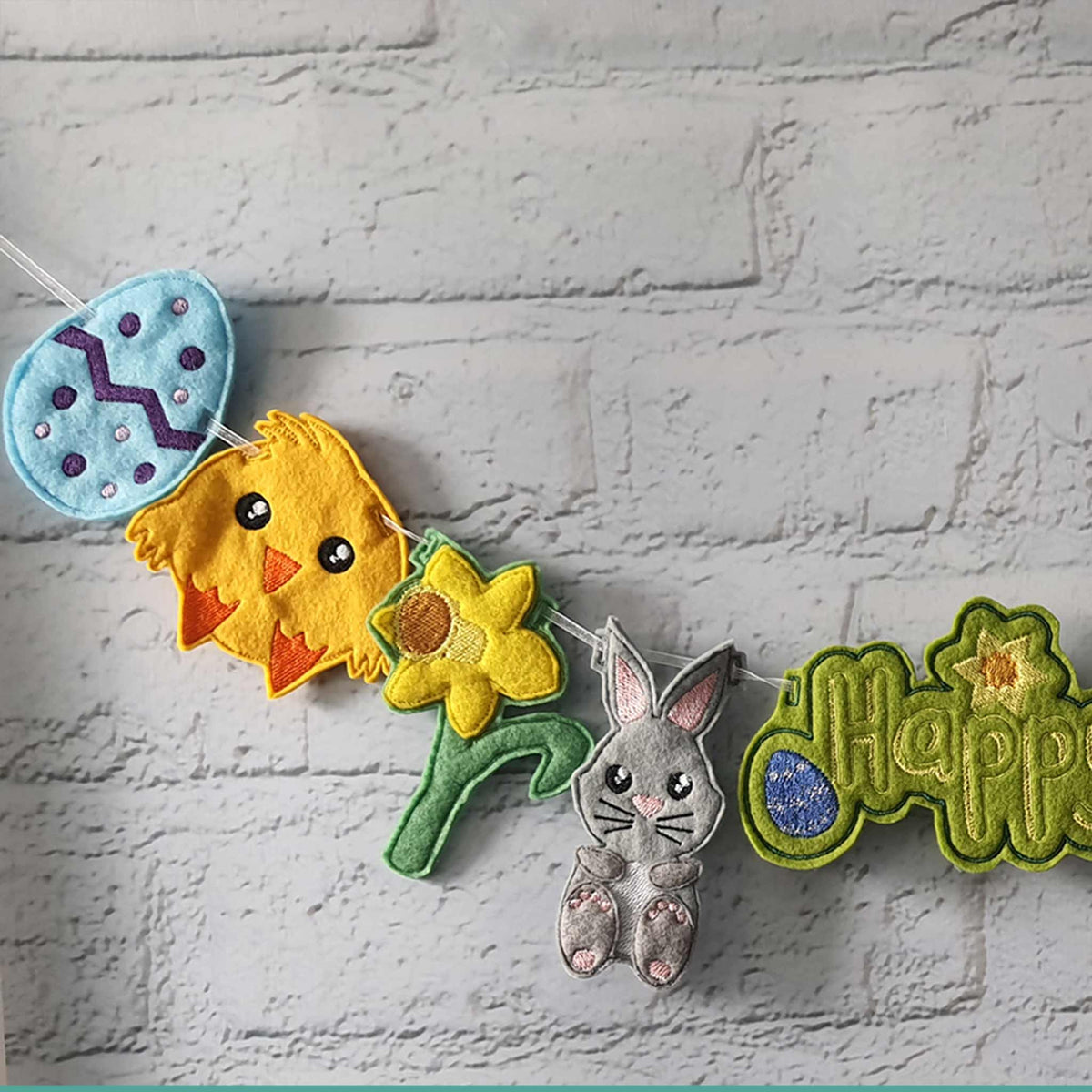 Felt Easter Bunting - Little Luna Creations