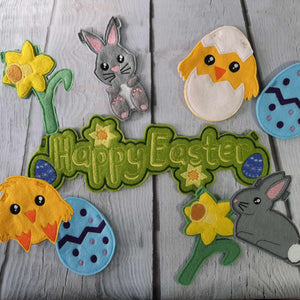 Felt Easter Bunting - Little Luna Creations