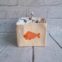 Load image into Gallery viewer, Under the Sea Fabric Storage Baskets - Little Luna Creations