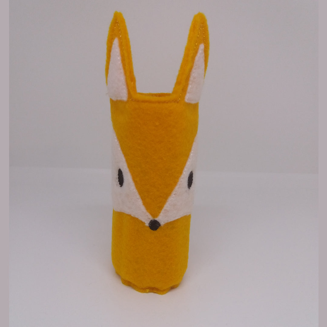 Fox Pencil Wrap with Colouring Pencils - Little Luna Creations
