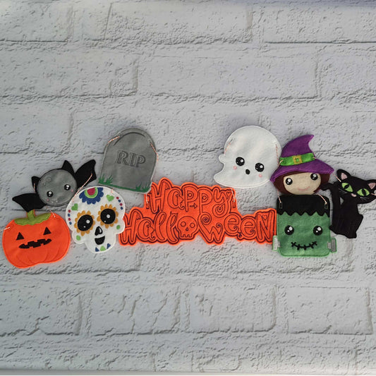 Halloween Bunting - Little Luna Creations