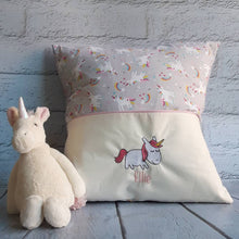 Load image into Gallery viewer, Unicorn Reading Cushion - Little Luna Creations