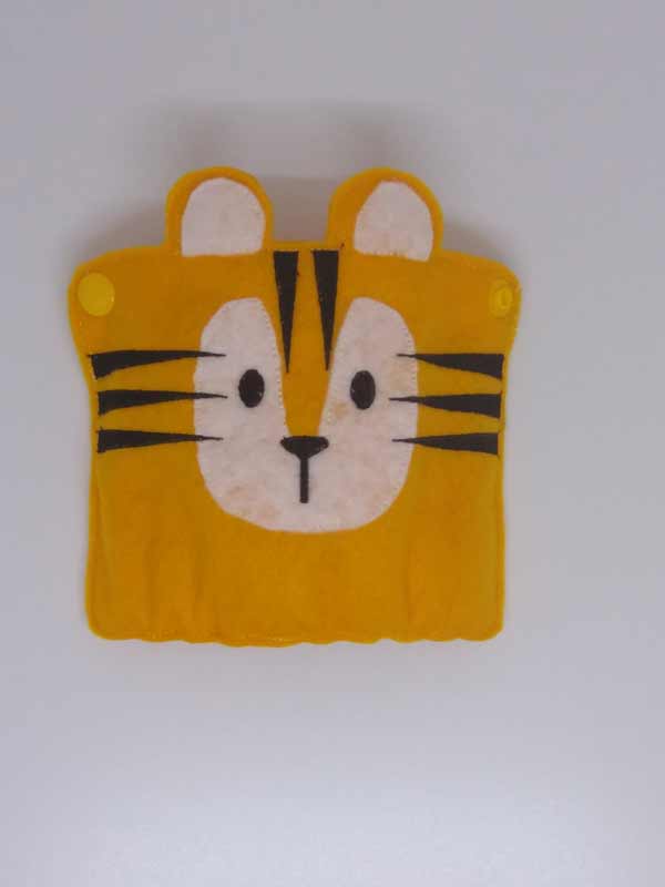 Tiger Pencil Wrap with Colouring Pencils - Little Luna Creations