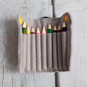 Penguin Pencil Wrap with Colouring Pencils - Little Luna Creations