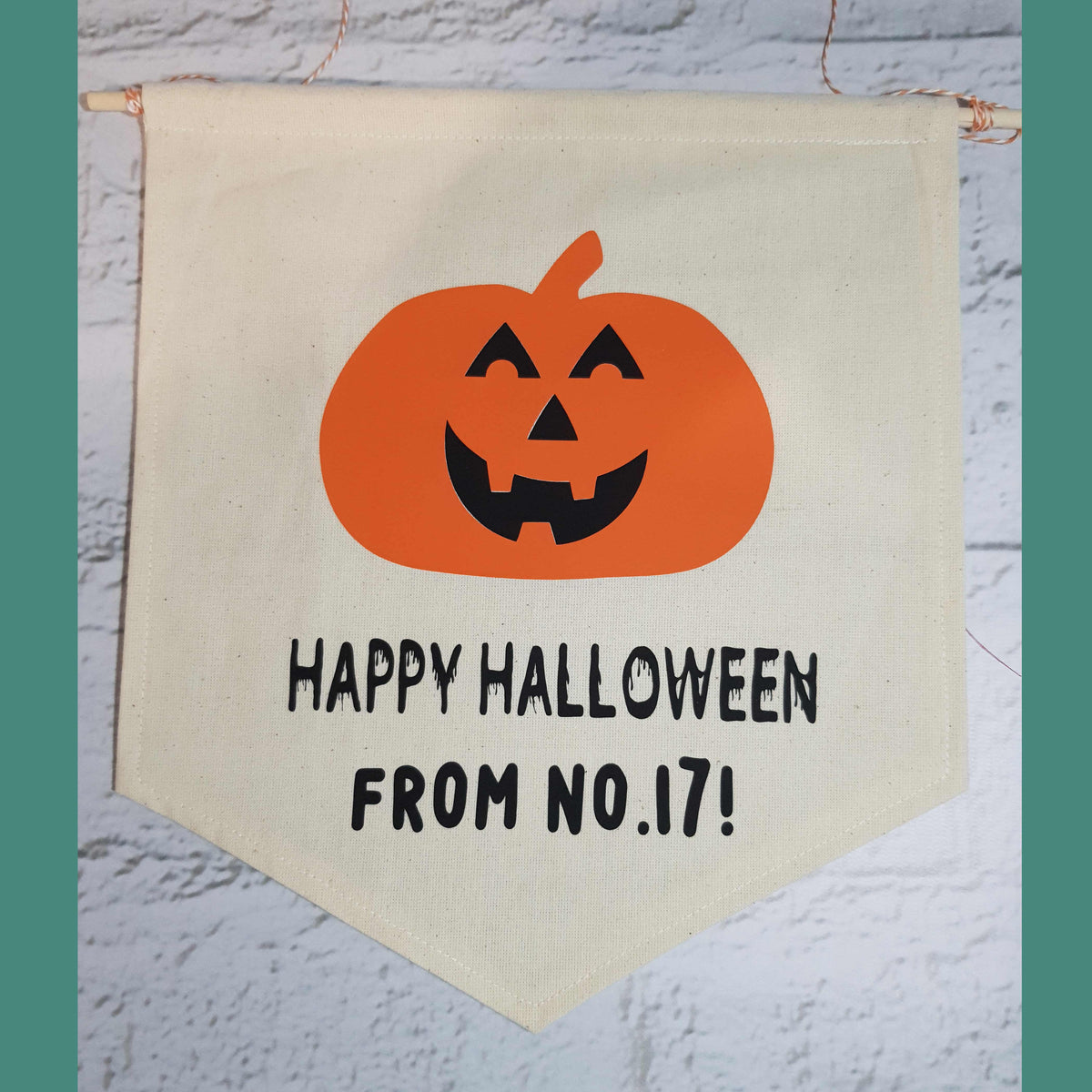 Personalised Halloween Banner - Little Luna Creations