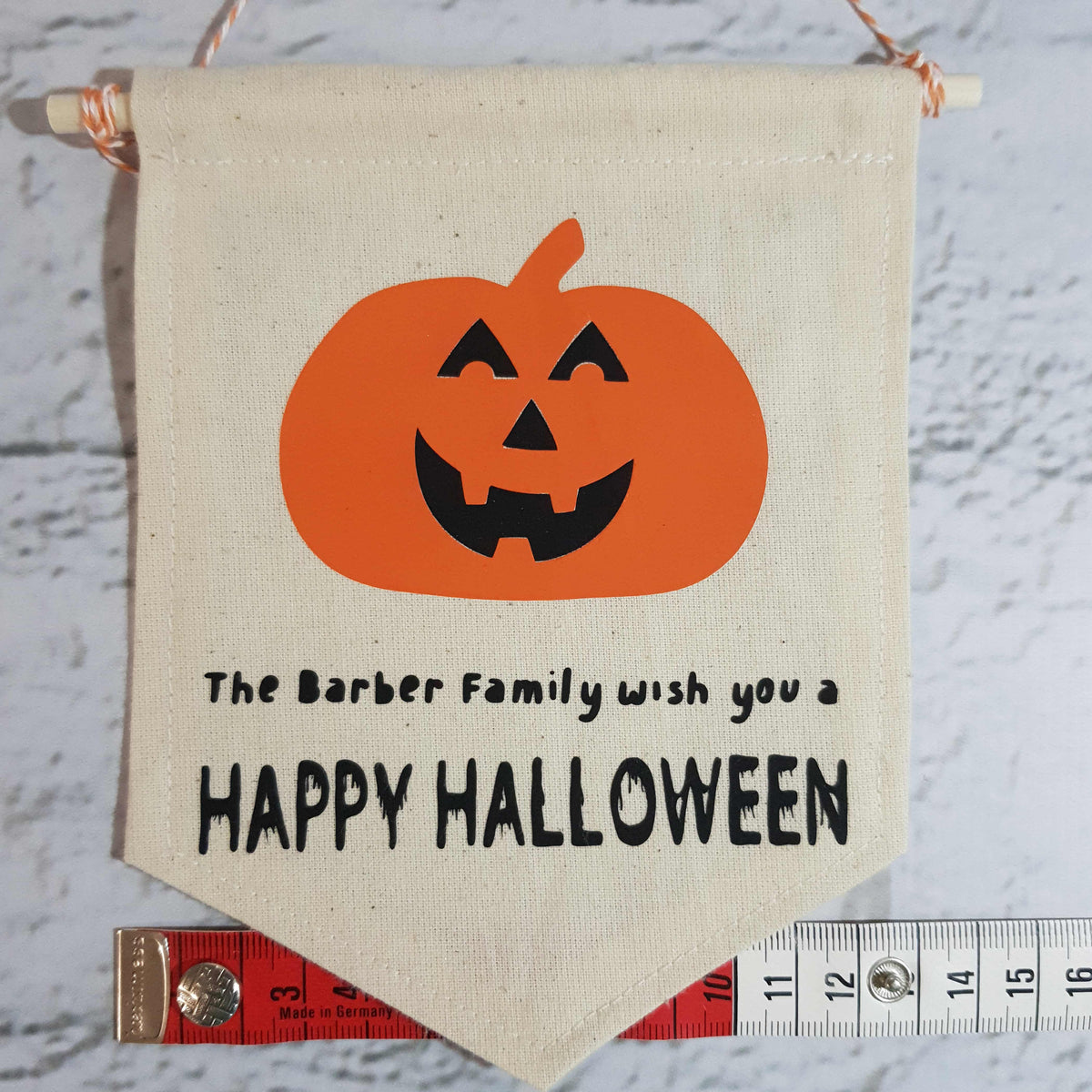 Personalised Halloween Banner - Little Luna Creations