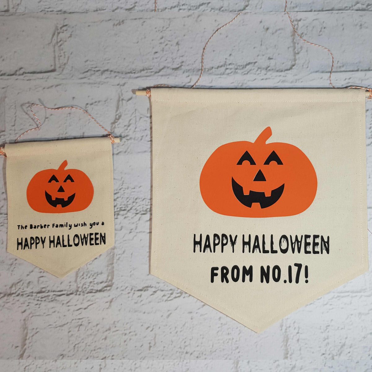 Personalised Halloween Banner - Little Luna Creations