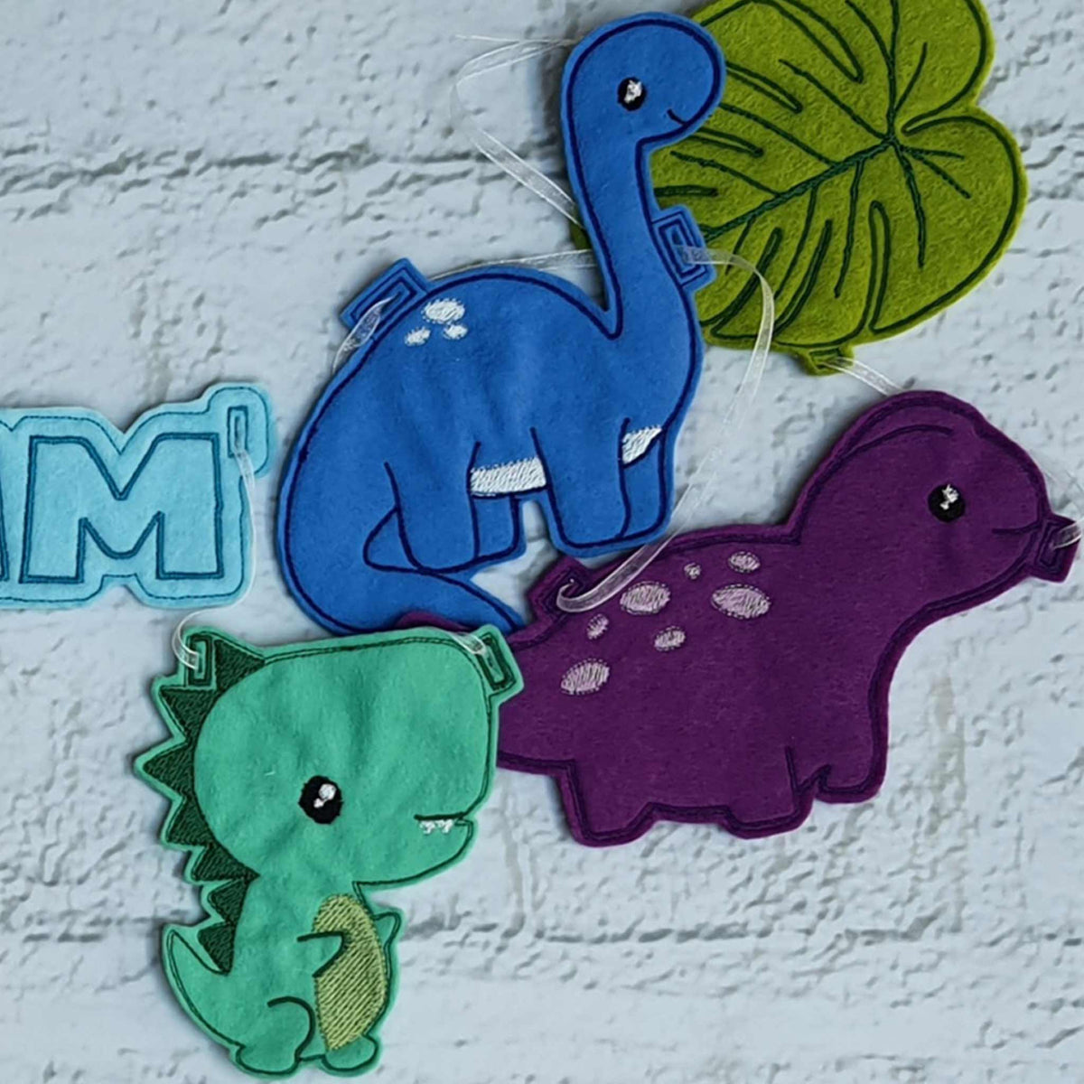 Felt Dinosaur Bunting - Little Luna Creations