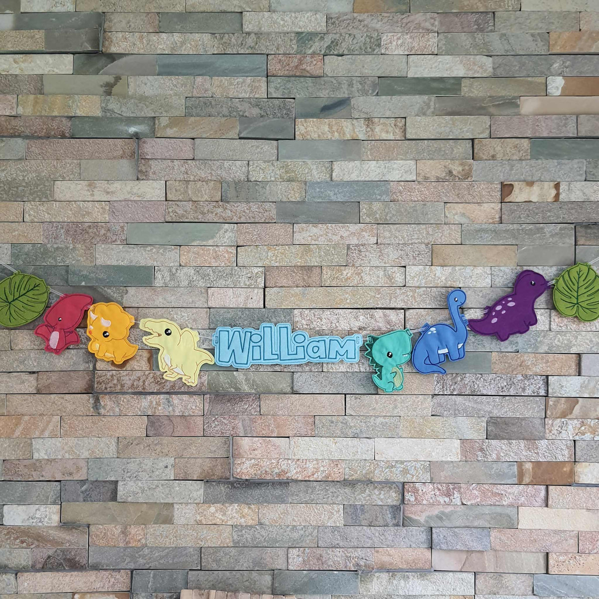 Felt Dinosaur Bunting - Little Luna Creations