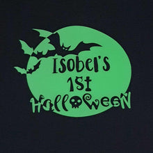 Load image into Gallery viewer, First Halloween Glow in the Dark bibs - Little Luna Creations