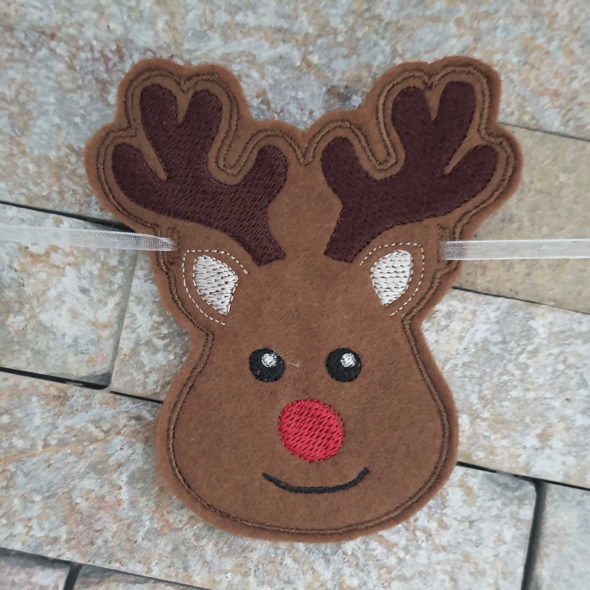 Felt Christmas Bunting - Little Luna Creations