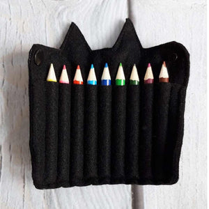 Cat Pencil Wrap with Colouring Pencils - Little Luna Creations