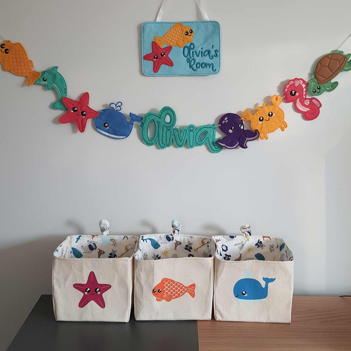 Felt Under the Sea Bunting - Little Luna Creations