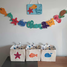 Load image into Gallery viewer, Personalised Under the Sea Door Sign - Little Luna Creations